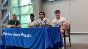 Hanover football coach, players speak at 804 Media Day 2026