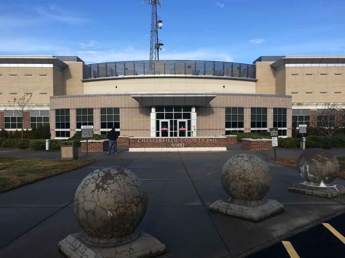 Four Chesterfield Jail inmates test positive for COVID19; all remain