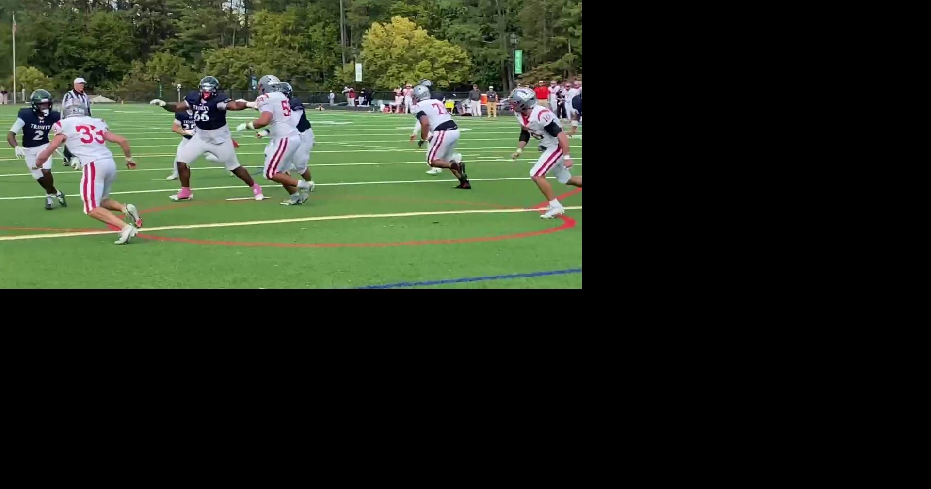 Tyson Tiller 1-yard TD run for Trinity Episcopal in 45-22 win over St. Christopher's
