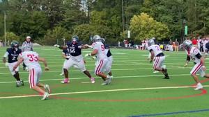 Tyson Tiller 1-yard TD run for Trinity Episcopal in 45-22 win over St. Christopher's