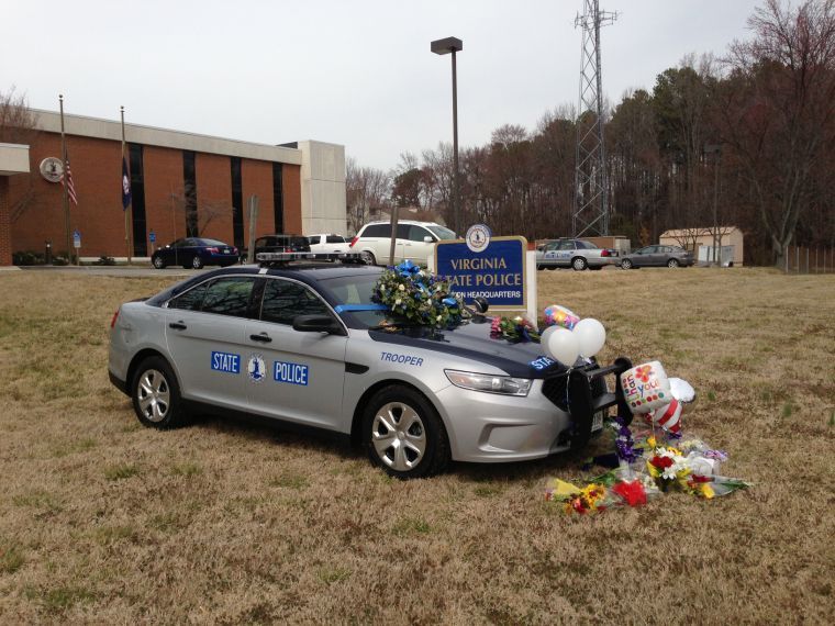 Wake set tonight for slain Va. State Police trooper Petersburg