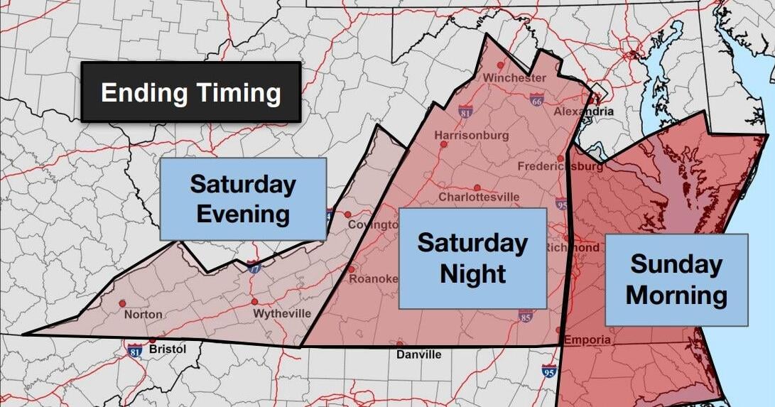 NWS Wakefield briefing Friday on weekend