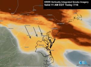 Air quality alert issued for Richmond due to Canada wildfires