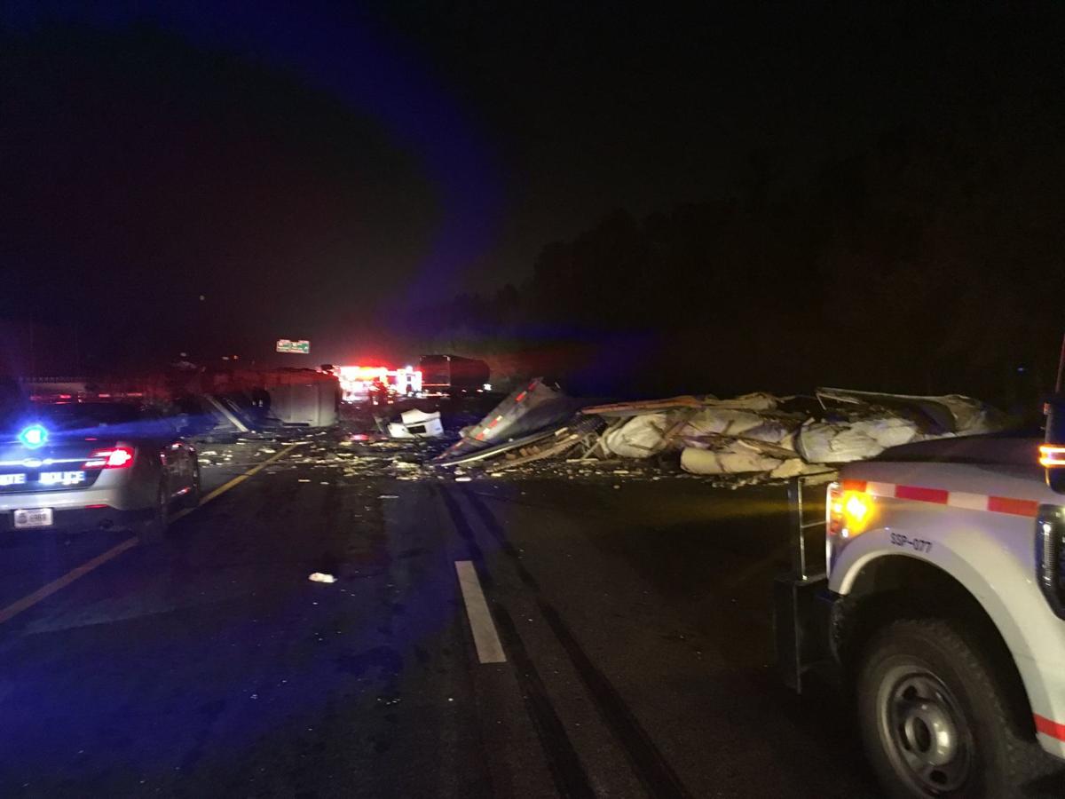 Update I 295 Reopens After Tractor Trailers Crash Closing Highway In Prince George Crime News 4817