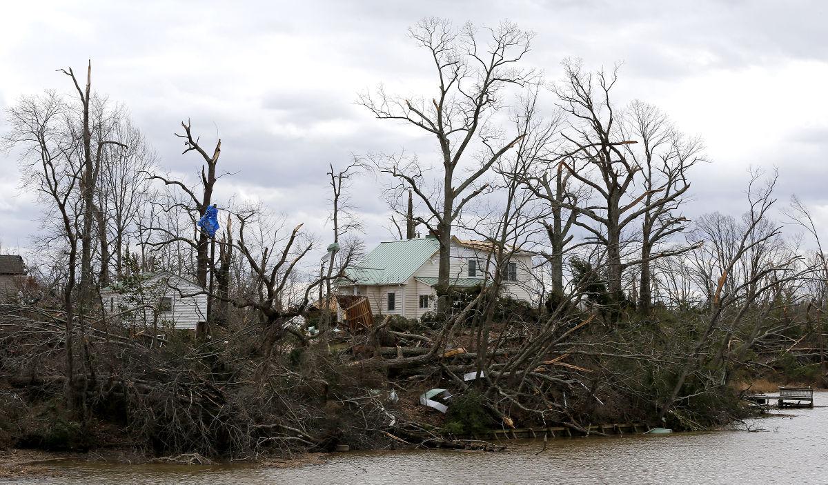 Tappahannock 'a mess' after tornado strike; two injured critically