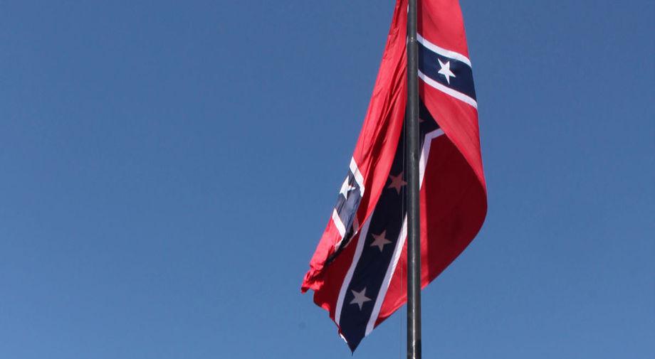 Virginia Flaggers in Danville raise one of largest Confederate flags in