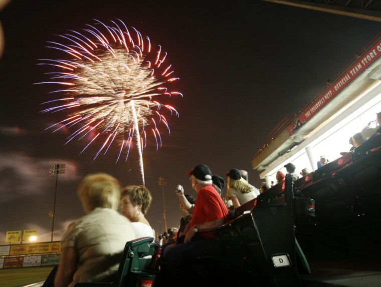 Fireworks Schedule Flying Squirrels 2012