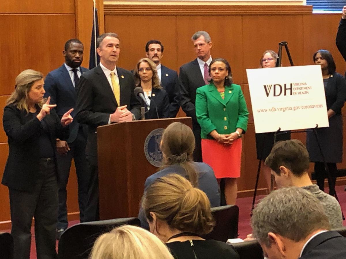 Northam coronavirus press conference