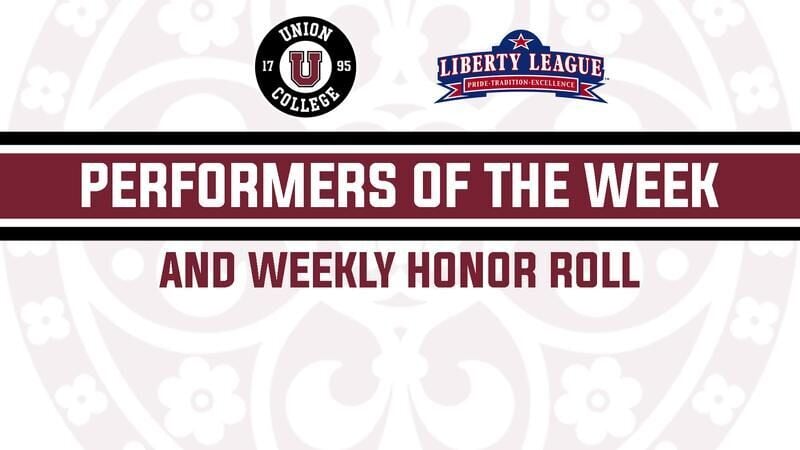 Liberty League Weekly Awards and Honor Roll - September 14