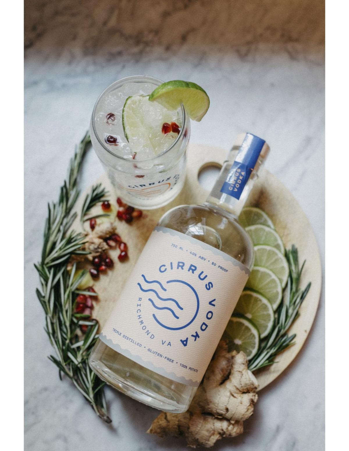 Richmond distillery Cirrus Vodka refreshes its brand with a new look