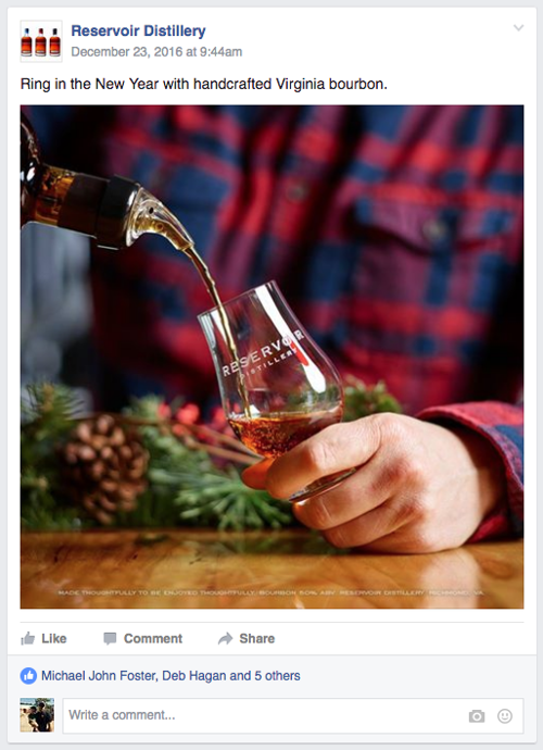 Barber Martin ads for Reservoir Distillery