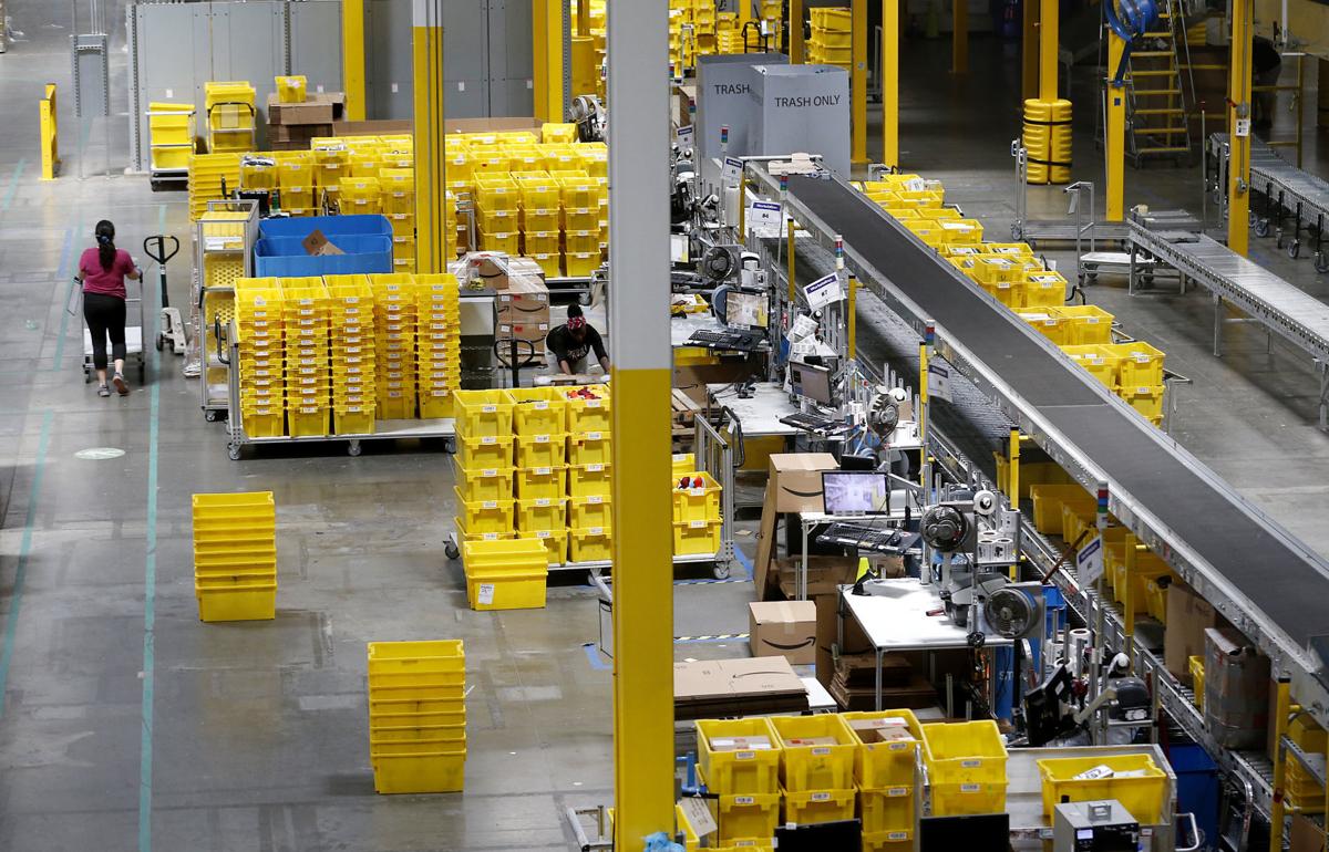 A look inside Amazon's warehouse in Chesterfield where hundreds of