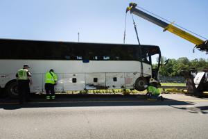 Photos: Deadly bus crash on I-95 in Stafford