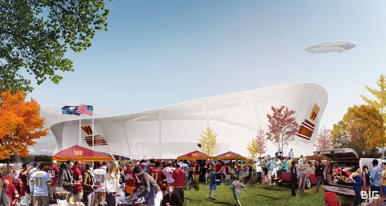 PHOTOS Renderings of proposed new stadium for the Washington Commanders
