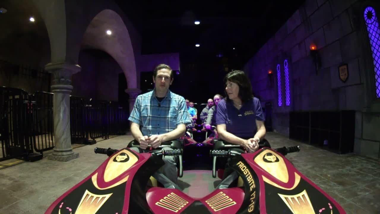 DarKoaster New for 2023 Indoor Coaster Animation Busch Gardens