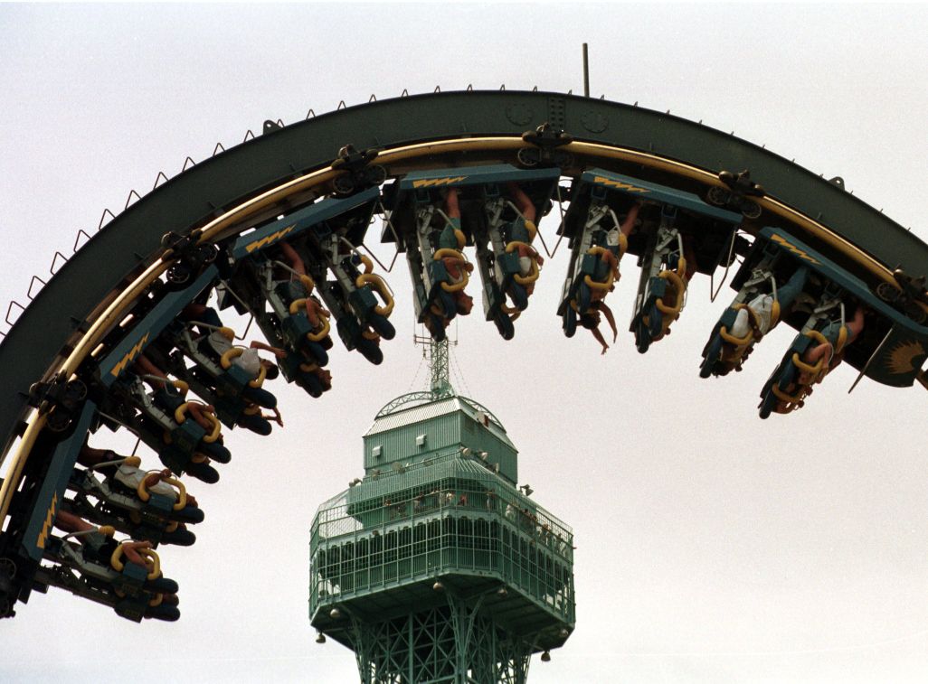 It's the last weekend for Kings Dominion's Shockwave roller coaster