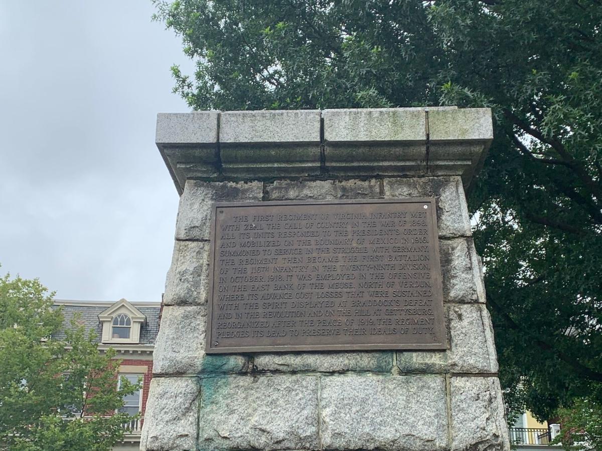 First Virginia Regiment statue torn down at Meadow Park in the Fan