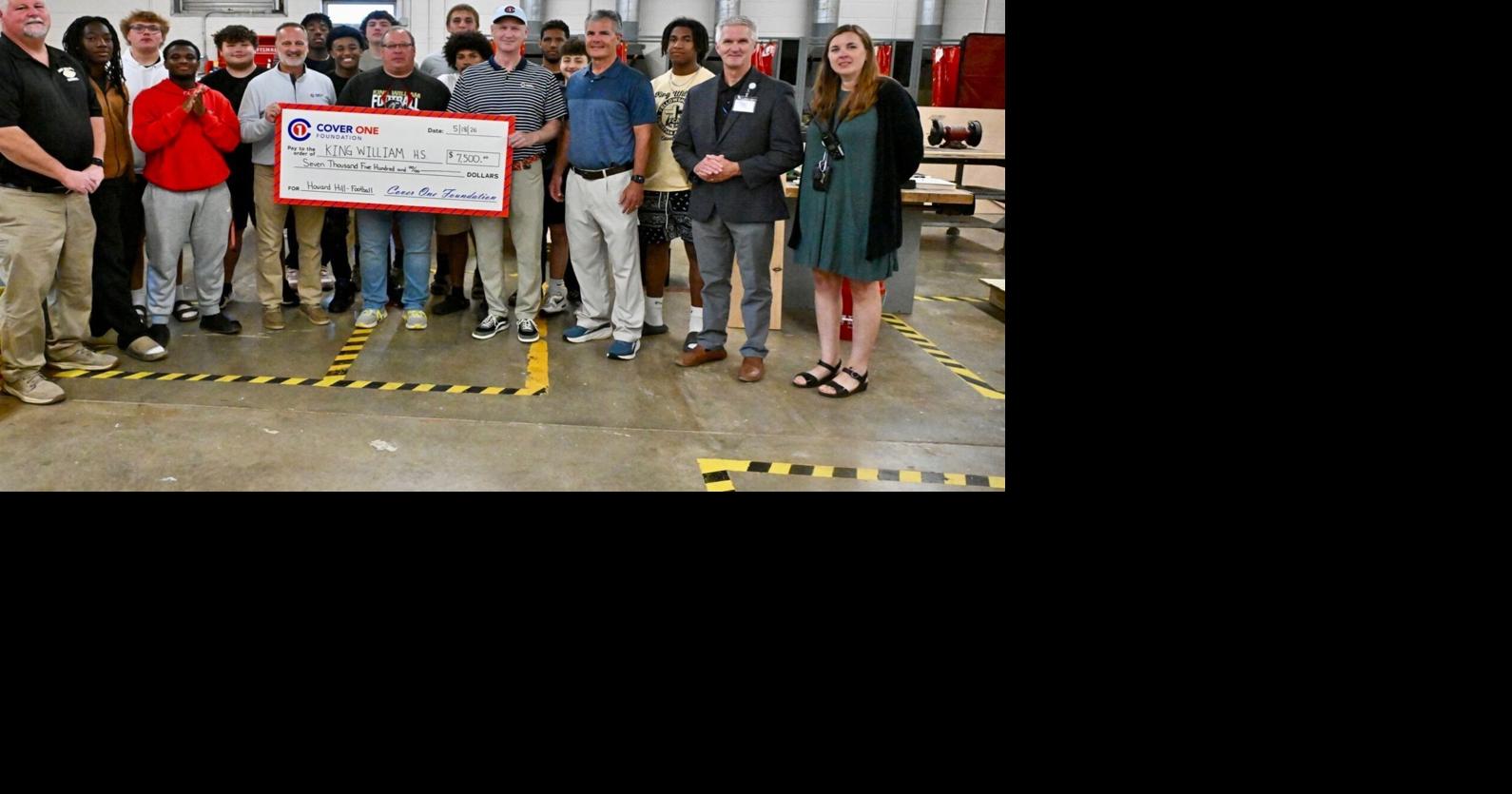Local high school coaches awarded $15k 'making a difference' grant by Cover One Foundation