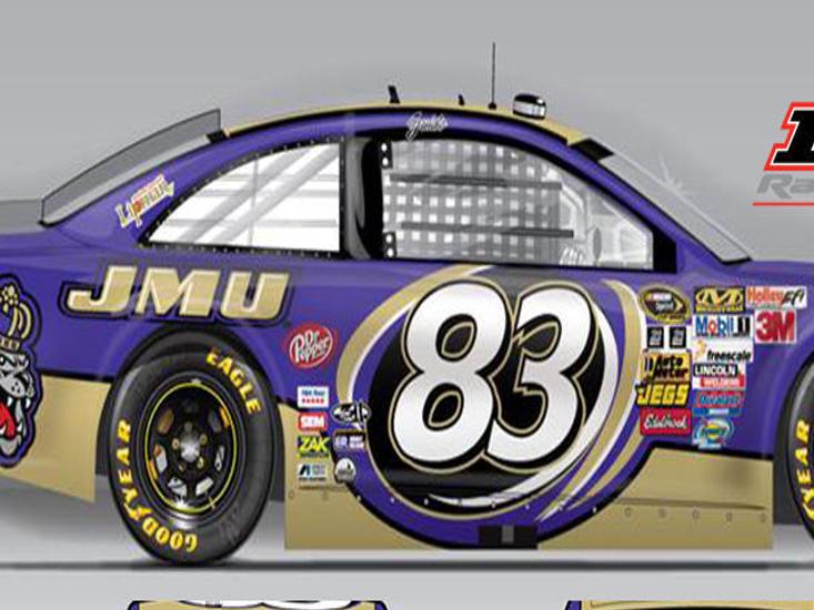 Jmu Branded Car To Run At Next Month S Nascar Race In Richmond College Sports Richmond Com