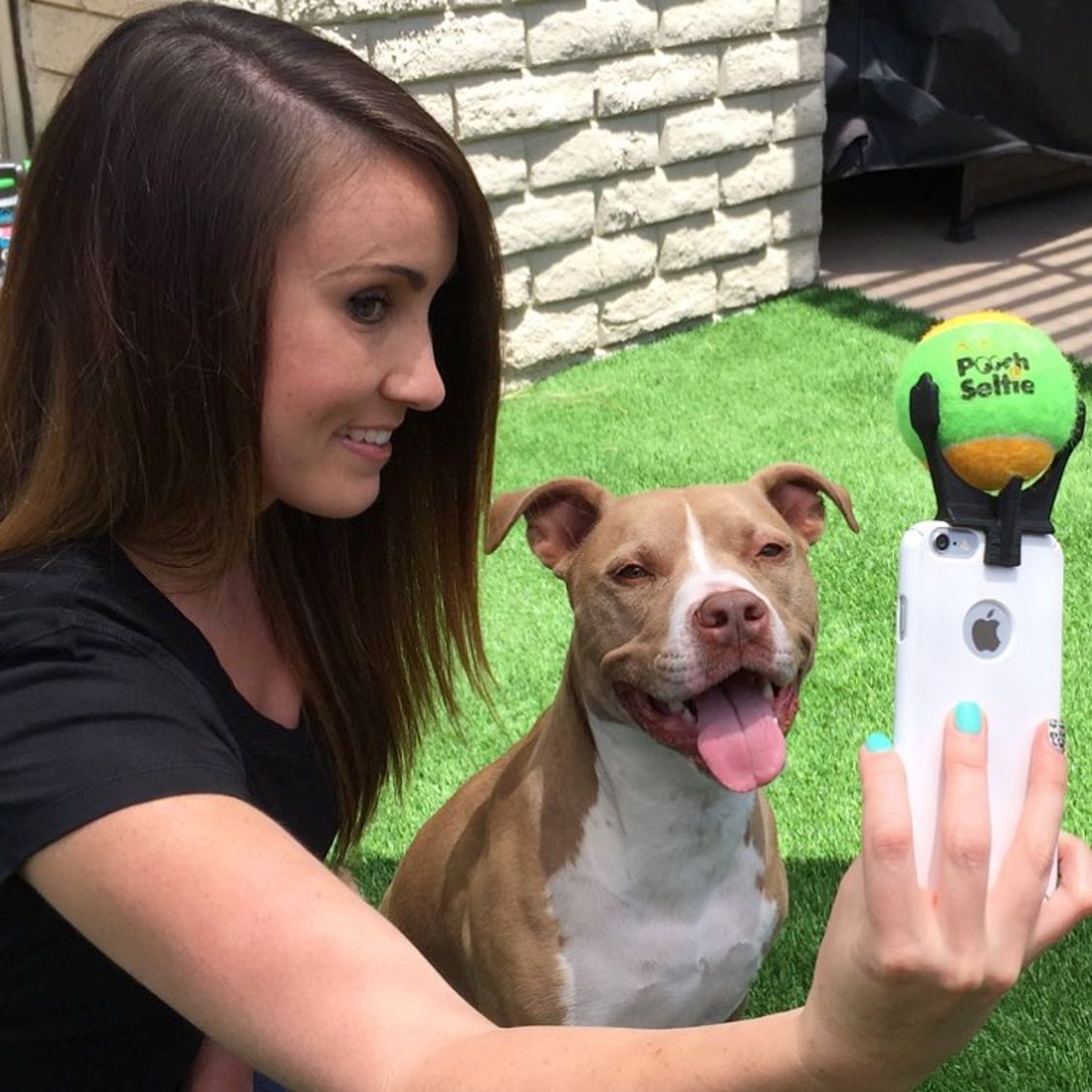 Selfie dog outlet ball