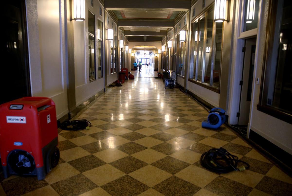 UPDATED Broken water pipe causes partial evacuation of