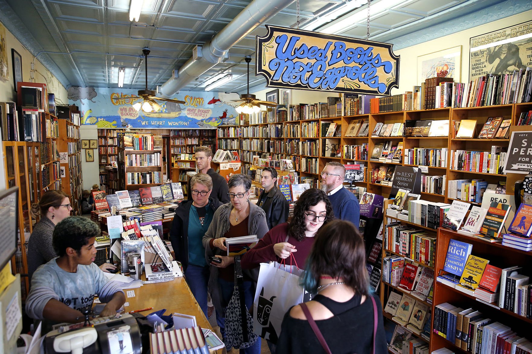 a local bookstore turns over its inventory