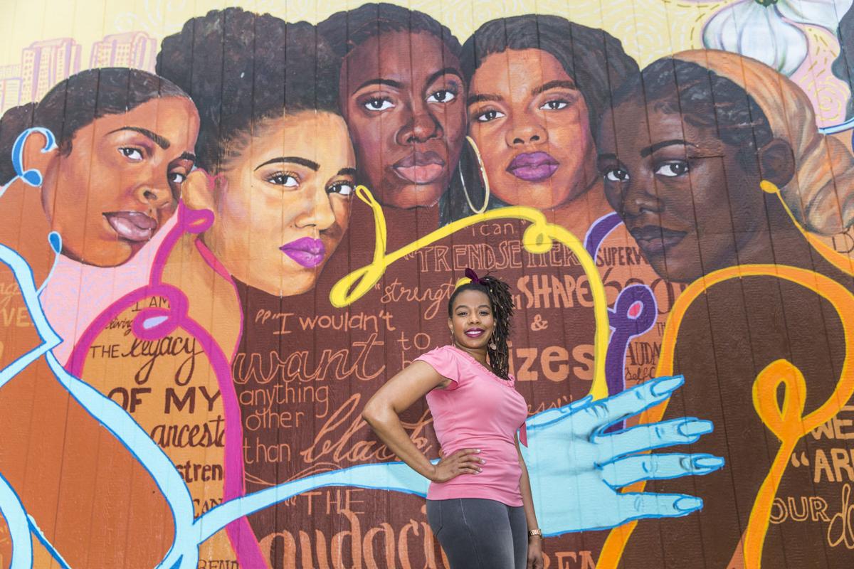 On Hull Street In Manchester The Brown Girl Narratives Mural Is