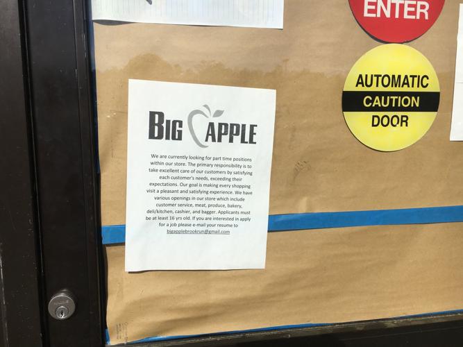 Big Apple grocery store soon" to Brook Run shopping center in