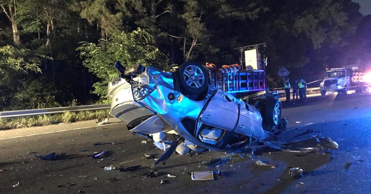 UPDATE Gunshot was reportedly heard before multivehicle crash on I95(01)