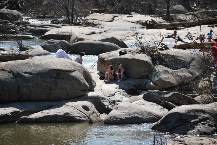 Where Am I RVA Belle Isle's Southside Rocks Discover Richmond