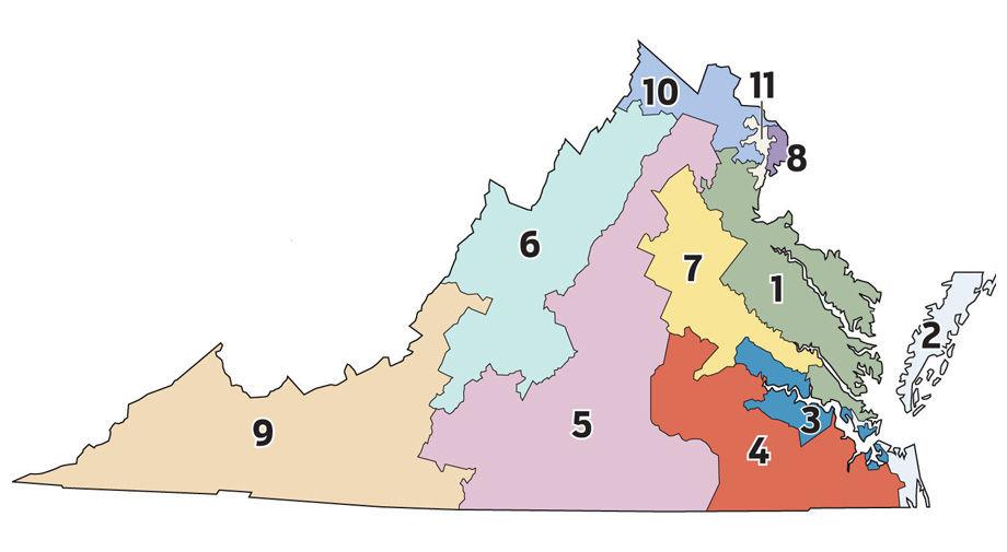 Federal court throws out boundaries of Virginia #39 s 3rd District
