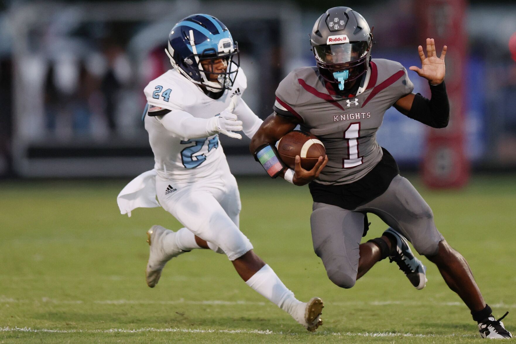 Thomas Dale Overcomes Rough First Half to Secure 28-24 Comeback Win against Hopewell