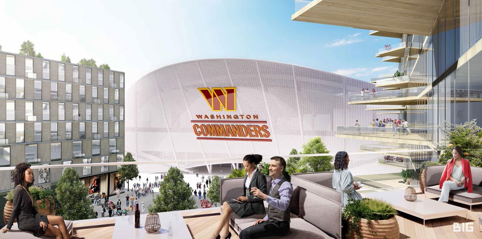 PHOTOS Renderings of proposed new stadium for the Washington Commanders