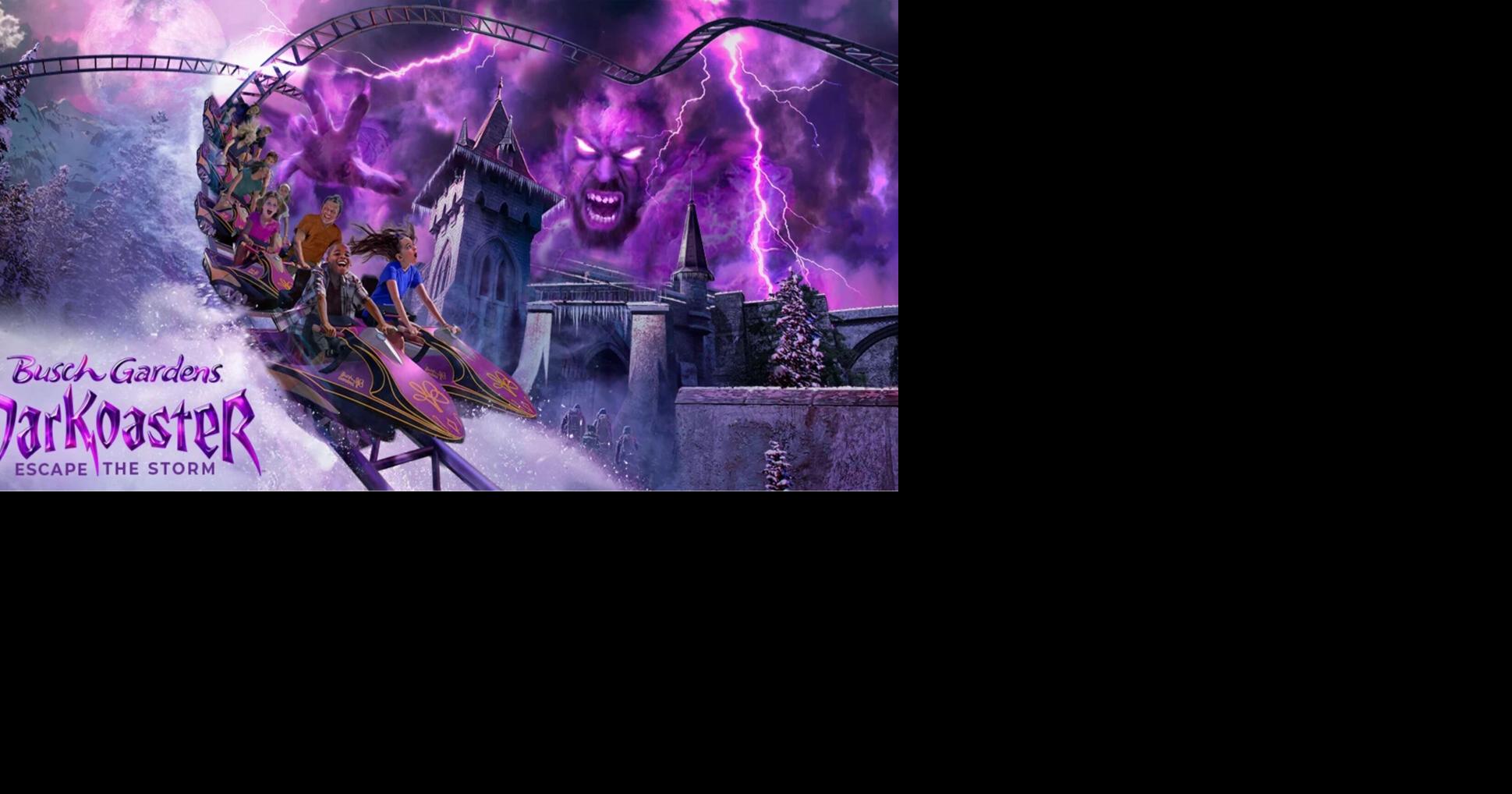 Busch Gardens Williamsburg will open an in the dark roller coaster in 2023