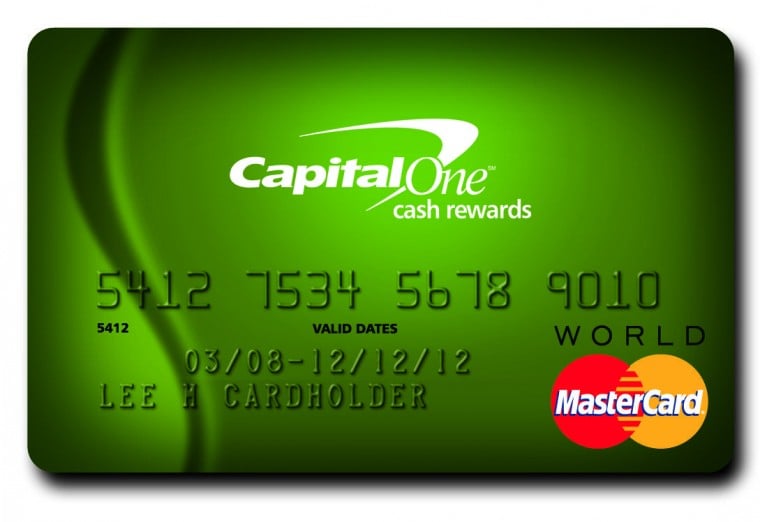 What percent cash back is Capital One?