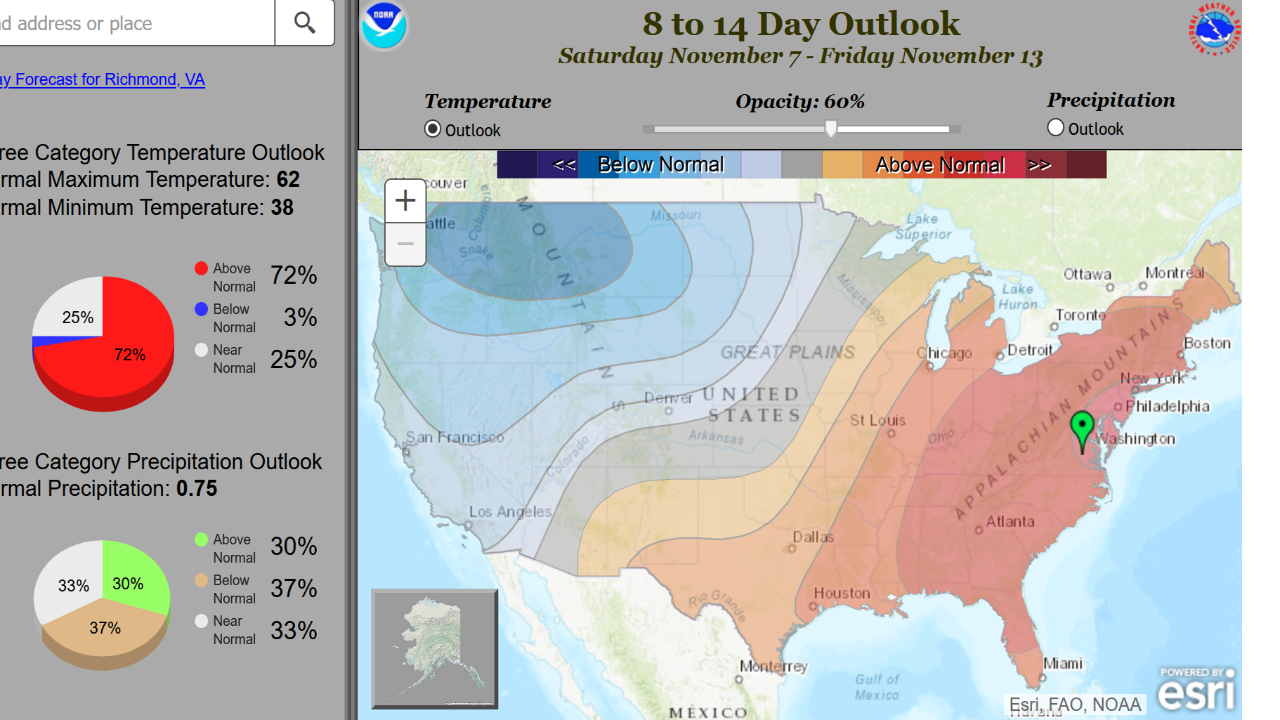 Central Va Is In For A Cold And Blustery Start To November But It Isn T Here To Stay Weather Richmond Com