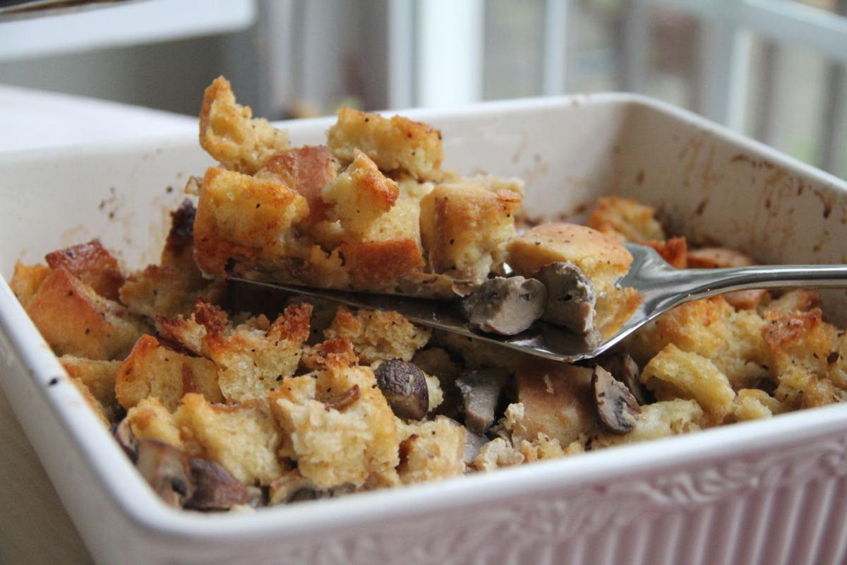 Recipe Mushroom Bread Pudding
