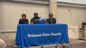 John Marshall football players, coach speak at 804 Media Day