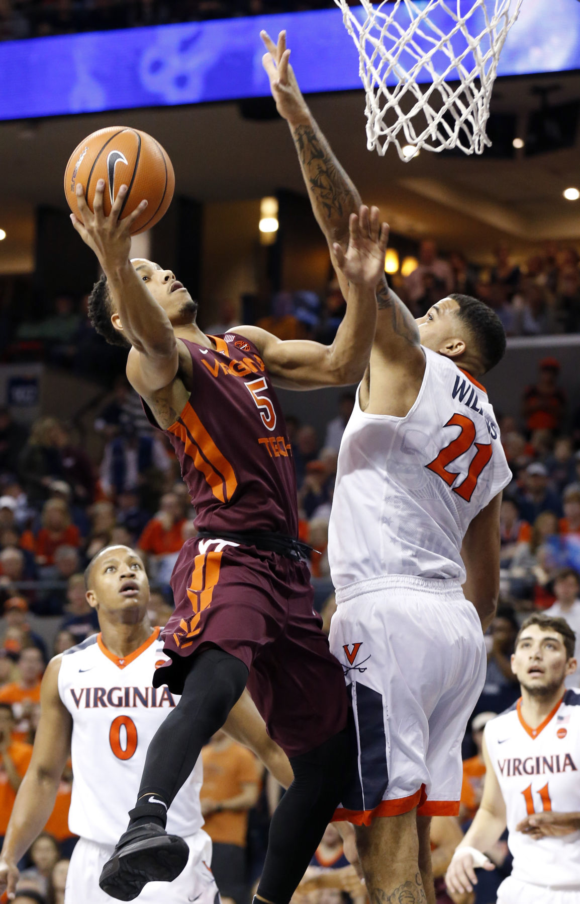 Virginia Tech upsets rival UVA in overtime, hands No. 2 Cavaliers first