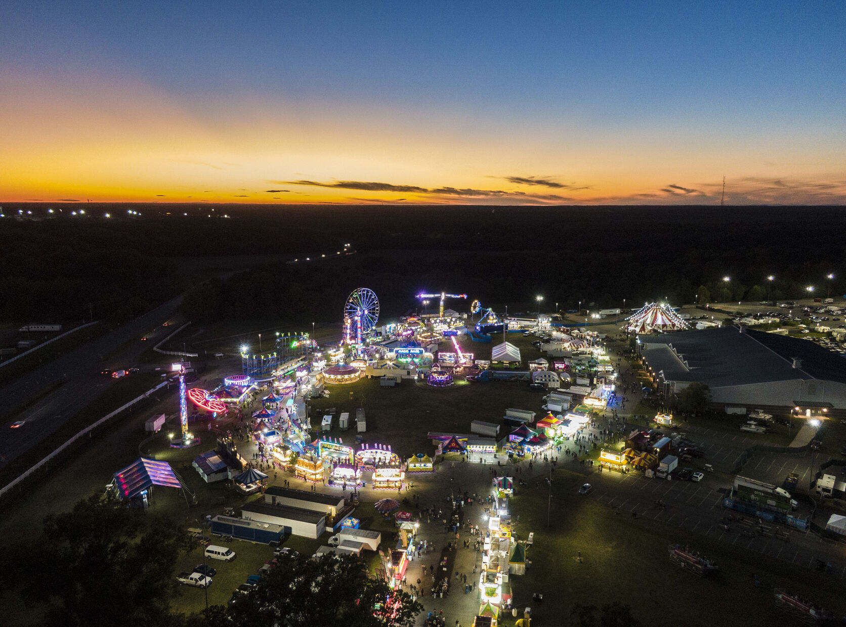 Virginia from Above State Fair of Virginia