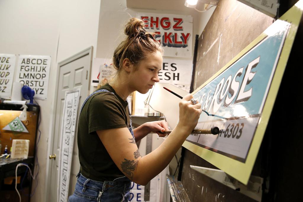 Signed With Love The Art Of Hand Painted Signs Is Shining In