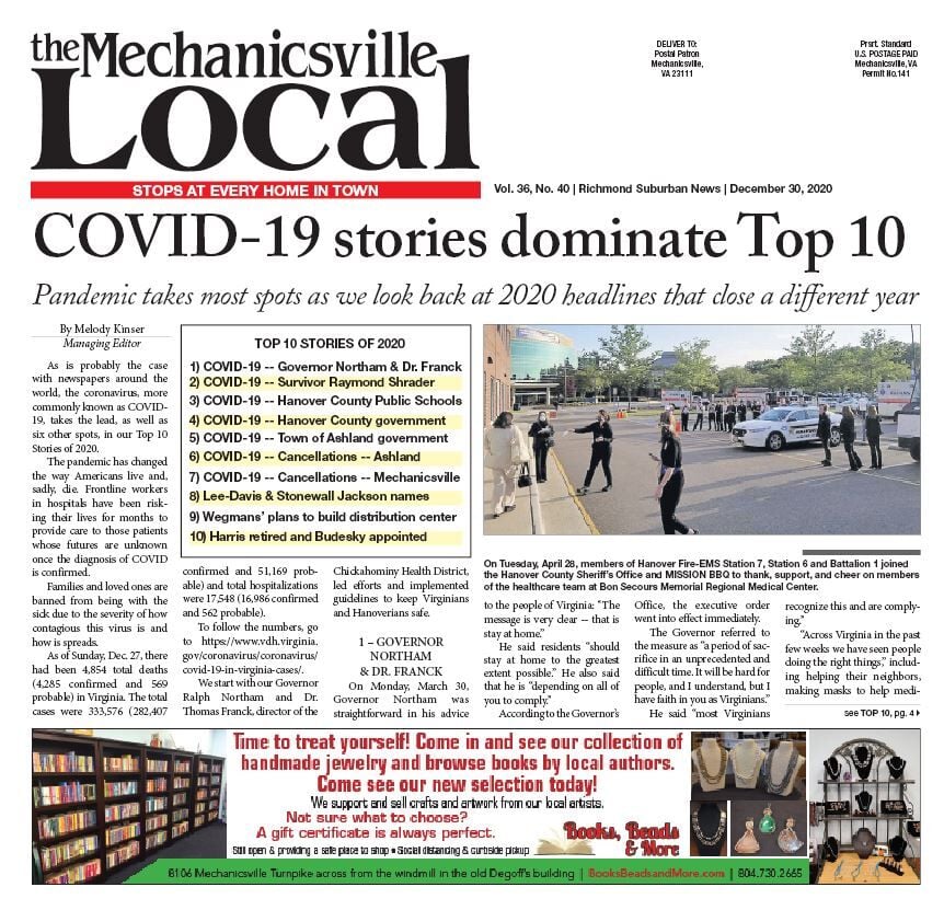 Covid 19 Stories Dominate Top 10 0 Pandemic Takes Most Spots As We Look Back At Headlines That Close A Different Year News Richmond Com