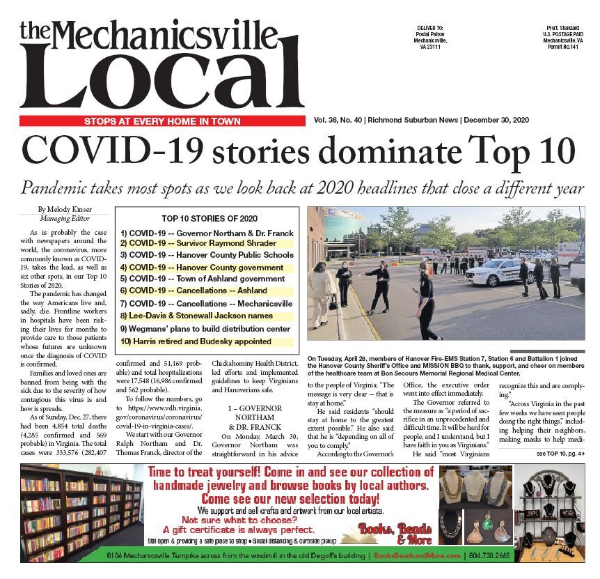 Covid 19 Stories Dominate Top 10 0 Pandemic Takes Most Spots As We Look Back At Headlines That Close A Different Year News Richmond Com