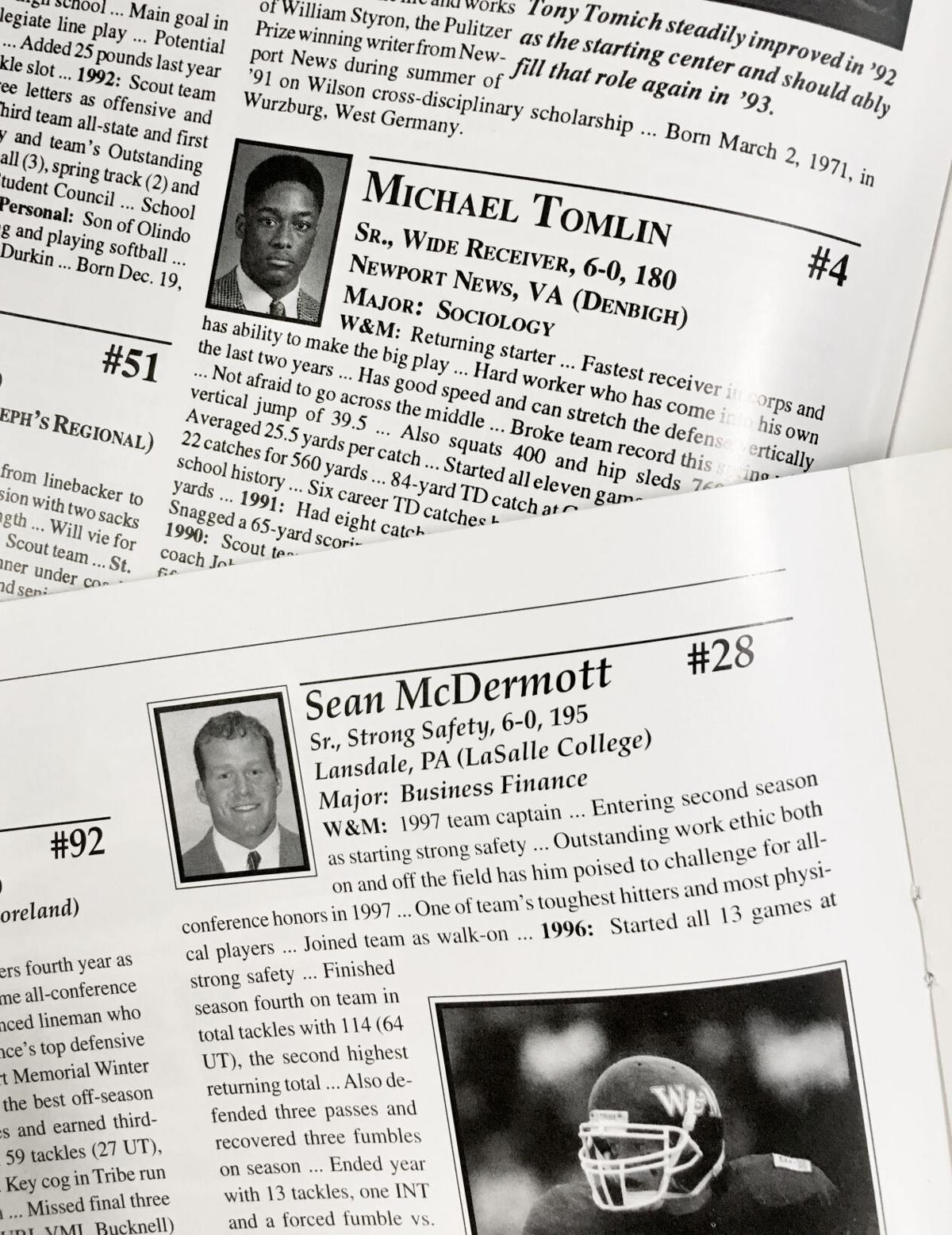 Mike Tomlin William et Mary