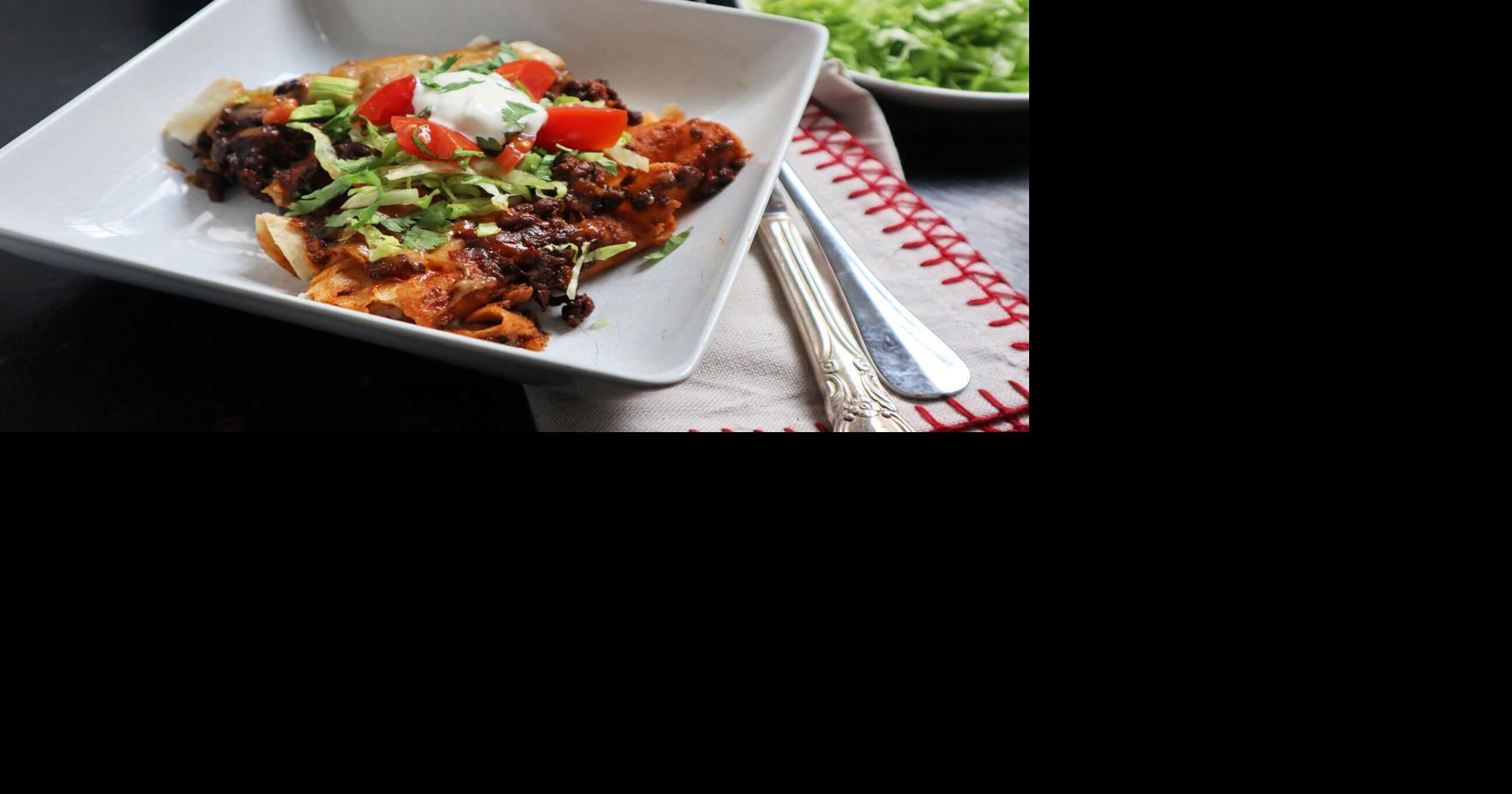 Kochtipp: Tex-Mex-Käse-Enchiladas mit Chilisauce