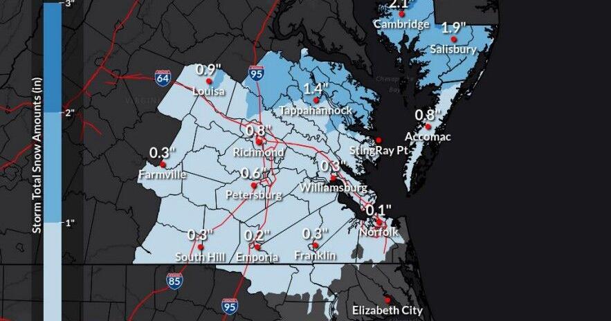 Richmond region likely to see snow