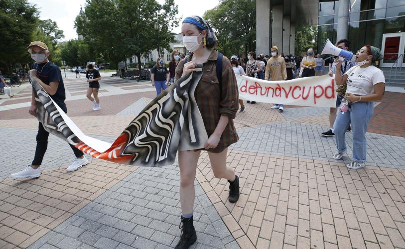 Students protest on first day of classes at VCU, criticizing its