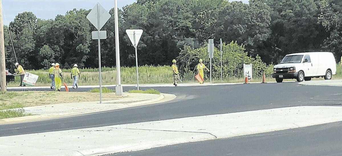Creighton Road roundabout progresses