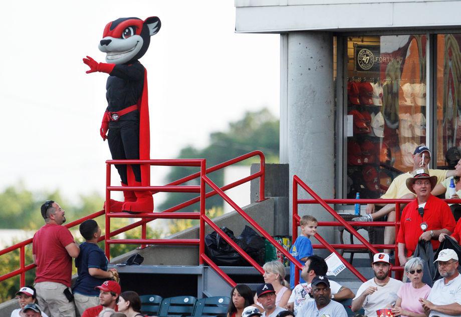 PHOTOS 10 years ago today, Nutzy was introduced as mascot of the Richmond Flying Squirrels