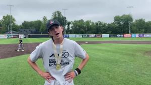 VCU RHP, Lynchburg native Cooper Campbell after earning save in Rams 9-1 win over Rhode Island in Atlantic 10 championship